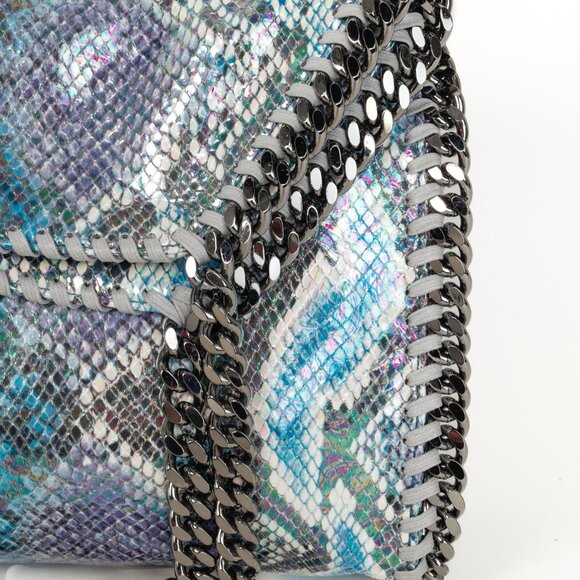 Stella McCartney Vegan Eco Python Oleographic Falabela Chain Tote - Picture 8 of 12